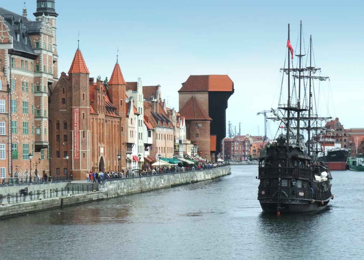 3-Rooms Apartment With Balcony By The Oldtown Gdansk Ngoại thất bức ảnh
